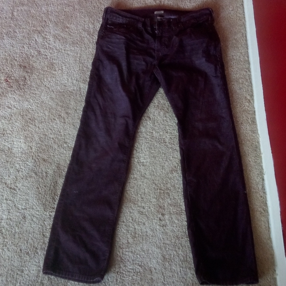 Burgandy True Religion Jeans